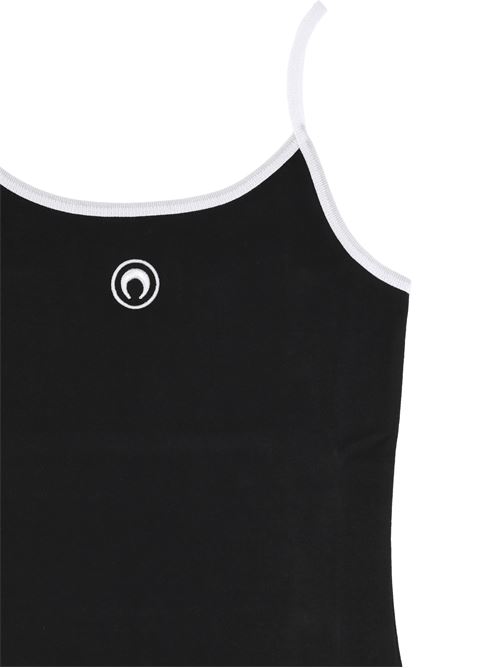 Moon logo tank top MARINE SERRE | WTT029ACJER0008BK99